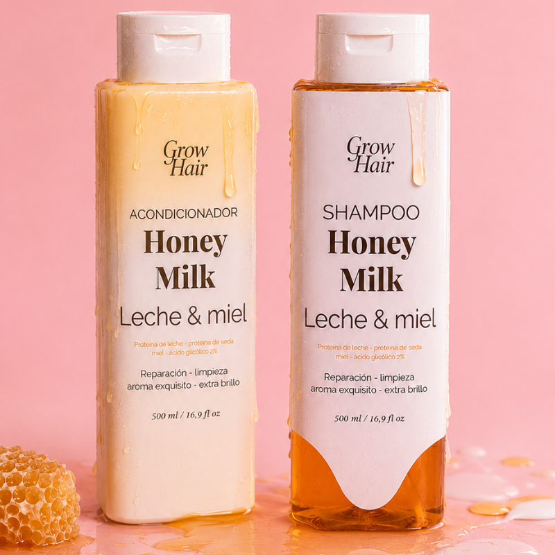 Shampoo y Acondicionador (Linea Leche y Miel)