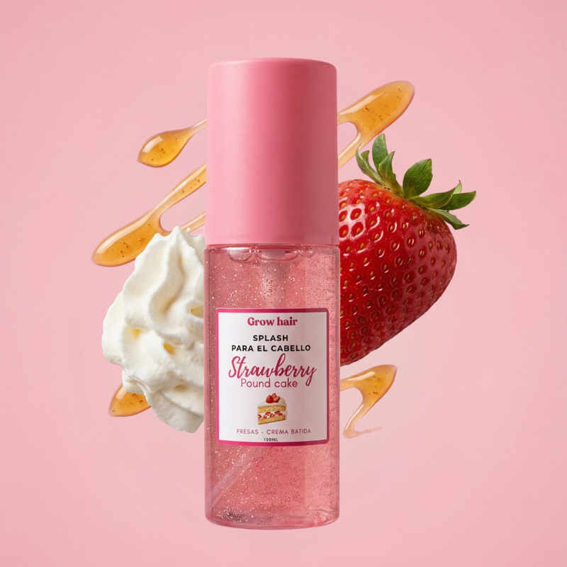 Perfume Para El Cabello Strawberry Pound Cake 100ml